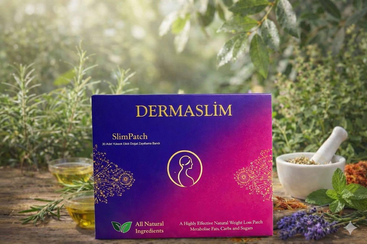 Dermaslim transdermal bant kutusu